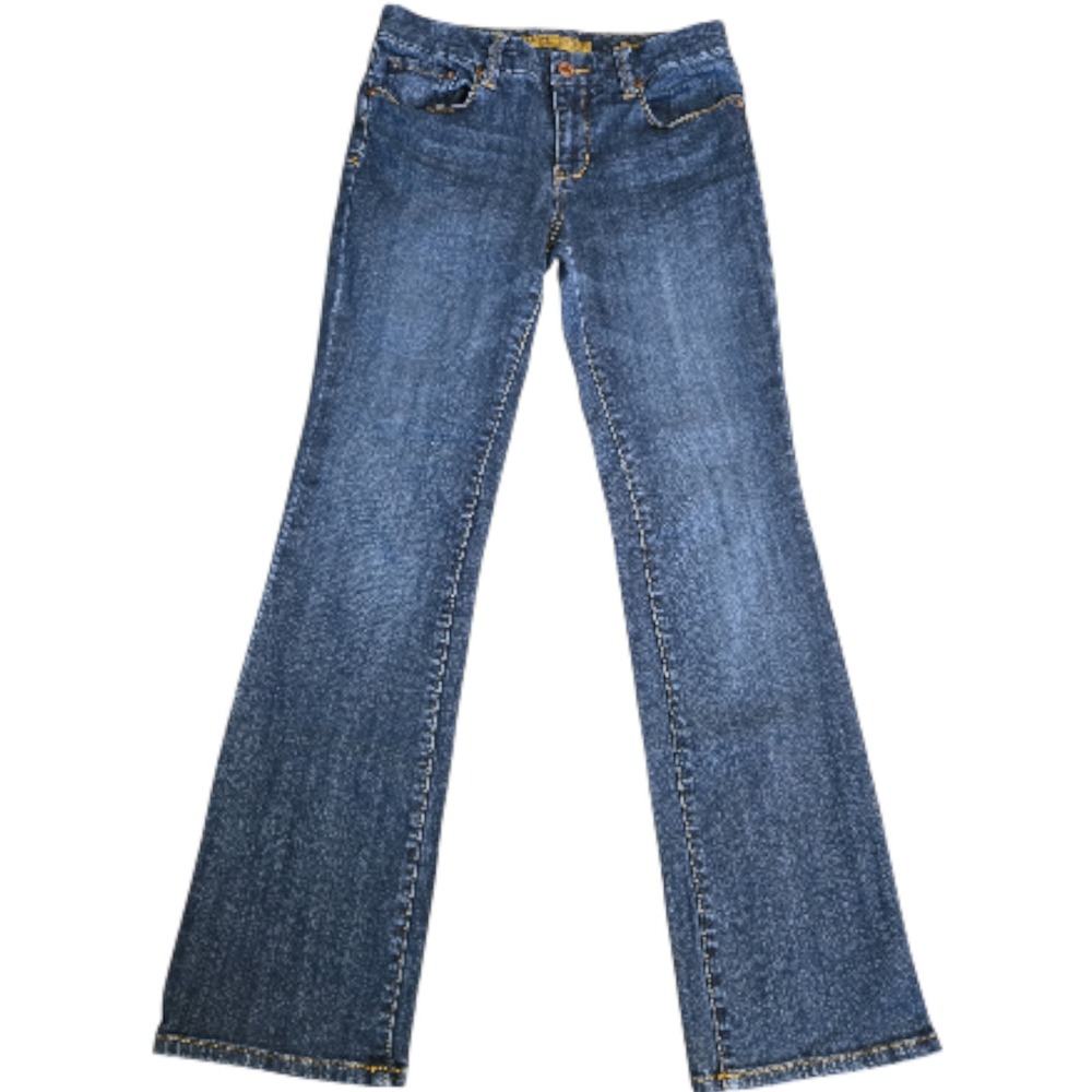 Seven7 Women’s Dark Blue Boot Cut Jeans